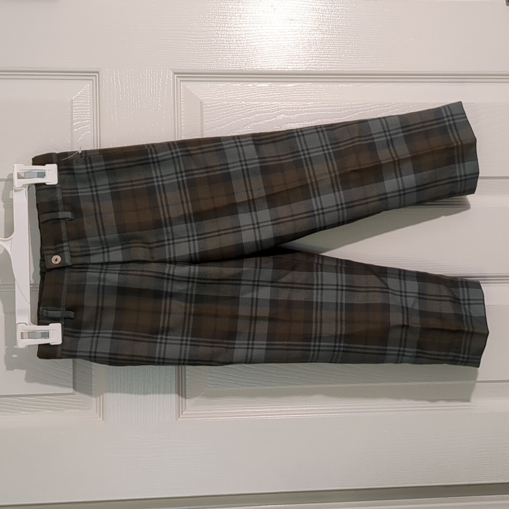 Papo d' Anjo Plaid Wool Pants Sz. 4Y